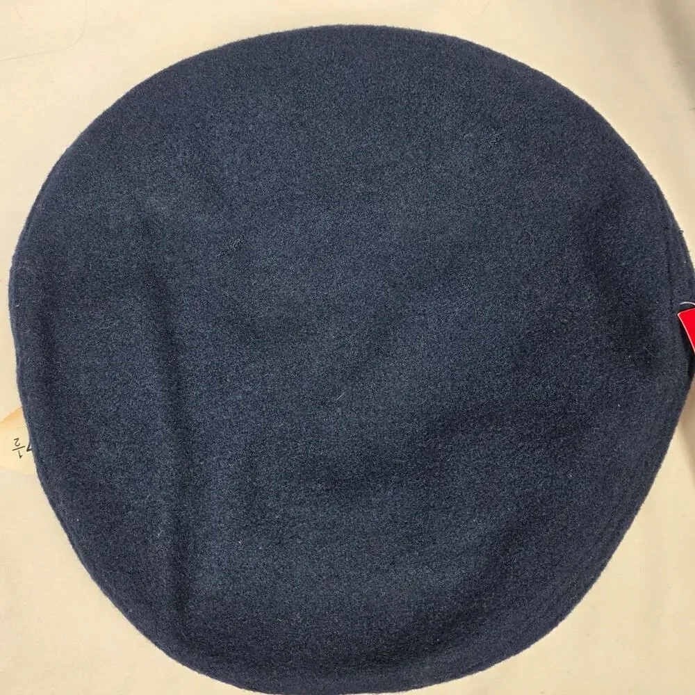 UC CAL BERKLEY x CPC III, INC. VINTAGE 80's NAVY WOOL BLEND FLAT CAP SIZE 7 1/2